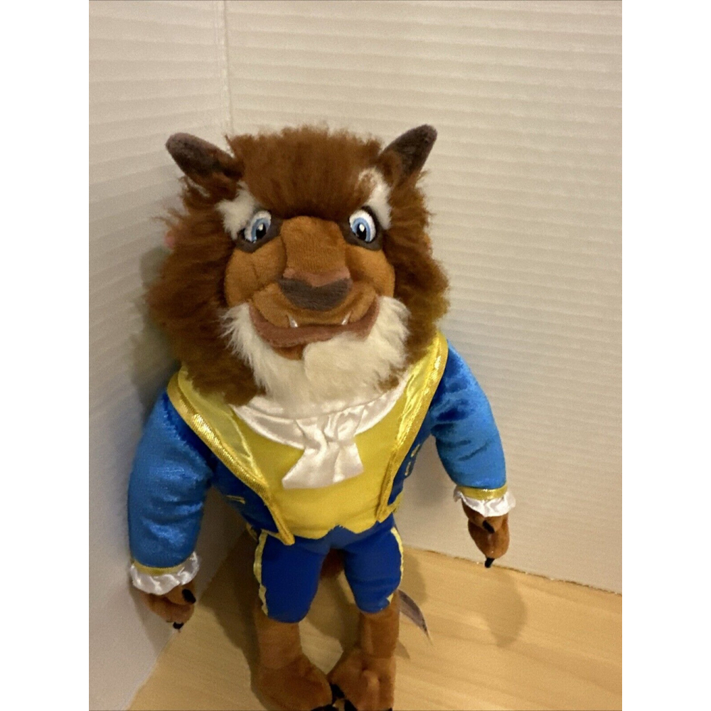 Disney Beauty And The Beast Plush Monster Doll Brown Posh Paws Soft Toy 12”